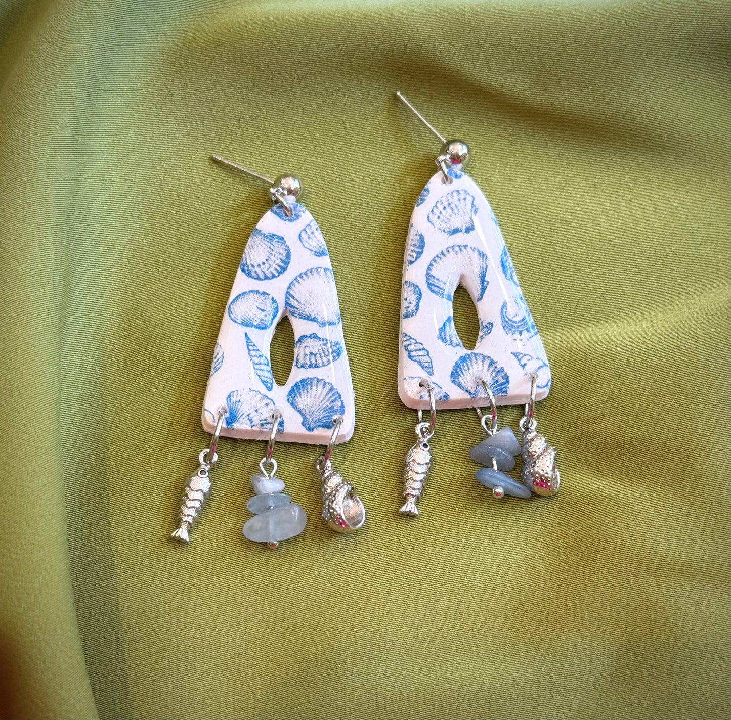 Coastal Treasures + Charms & Aquamarine