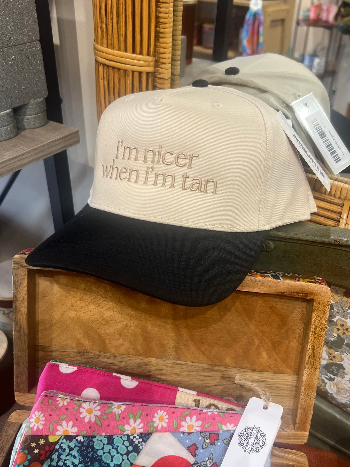 Nicer when Tan / trucker hat