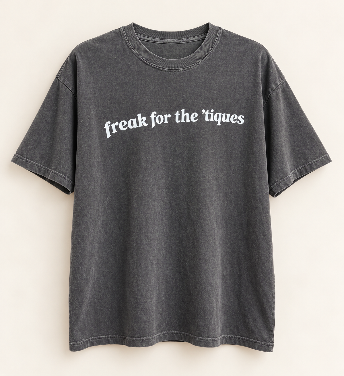 Tiques graphic tee / charcoal