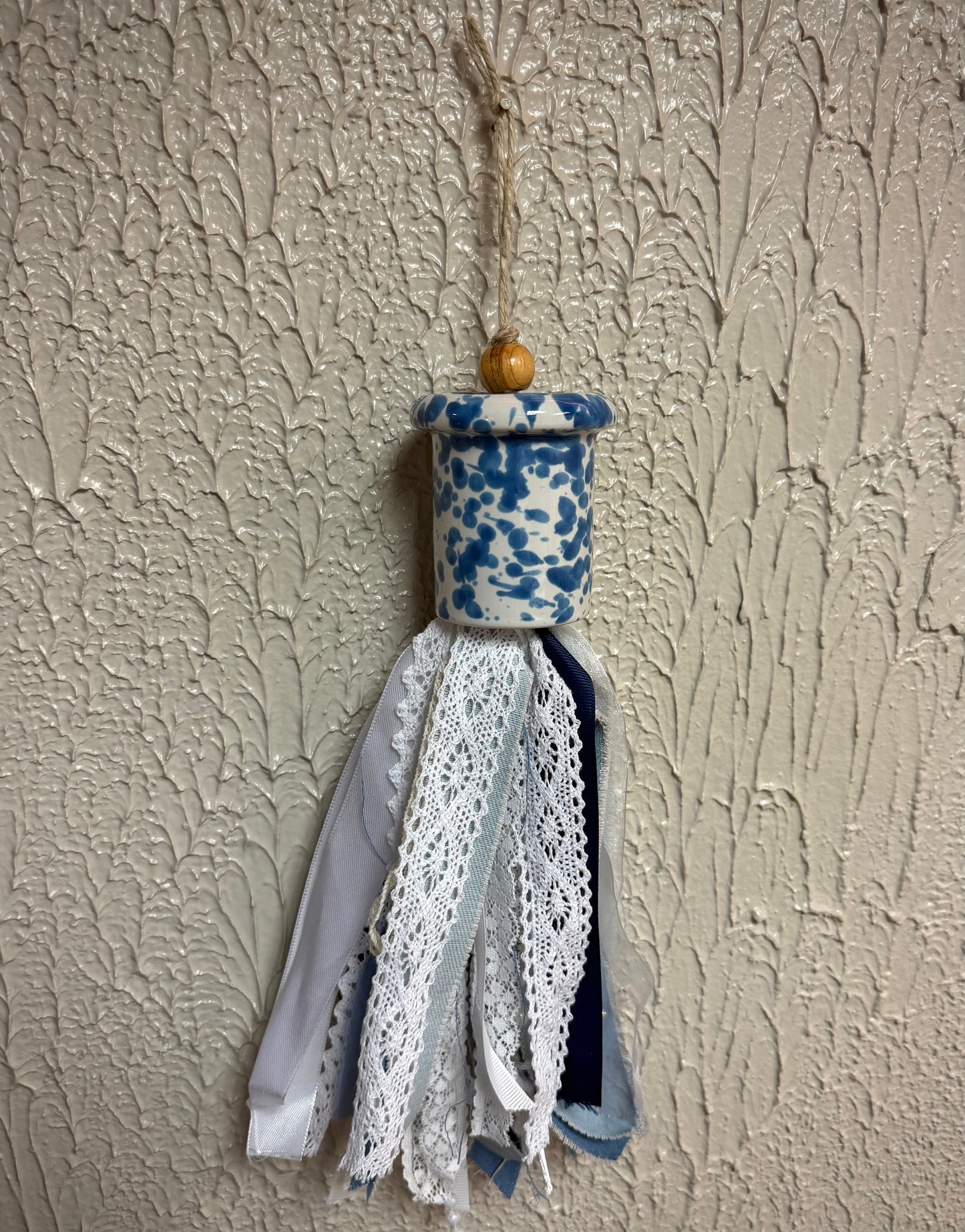 Country Bumpkin Denim / salt and pepper tassel