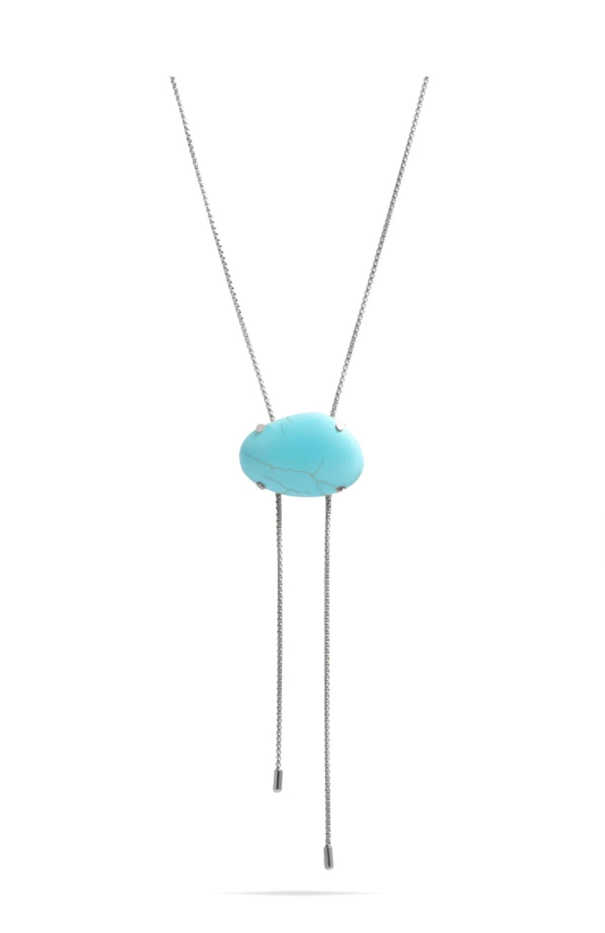 Turquoise Bolo Necklace