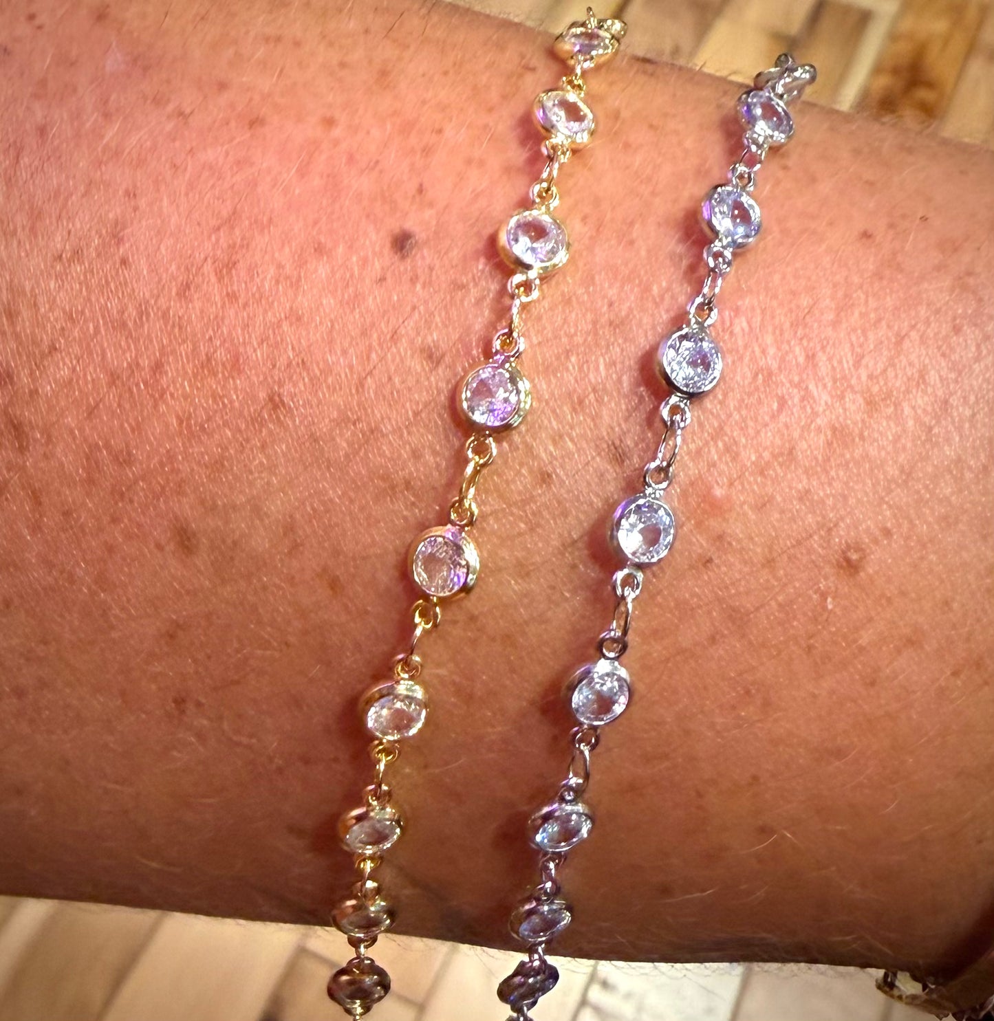 Sparkle Chain / Adjustable Bracelet