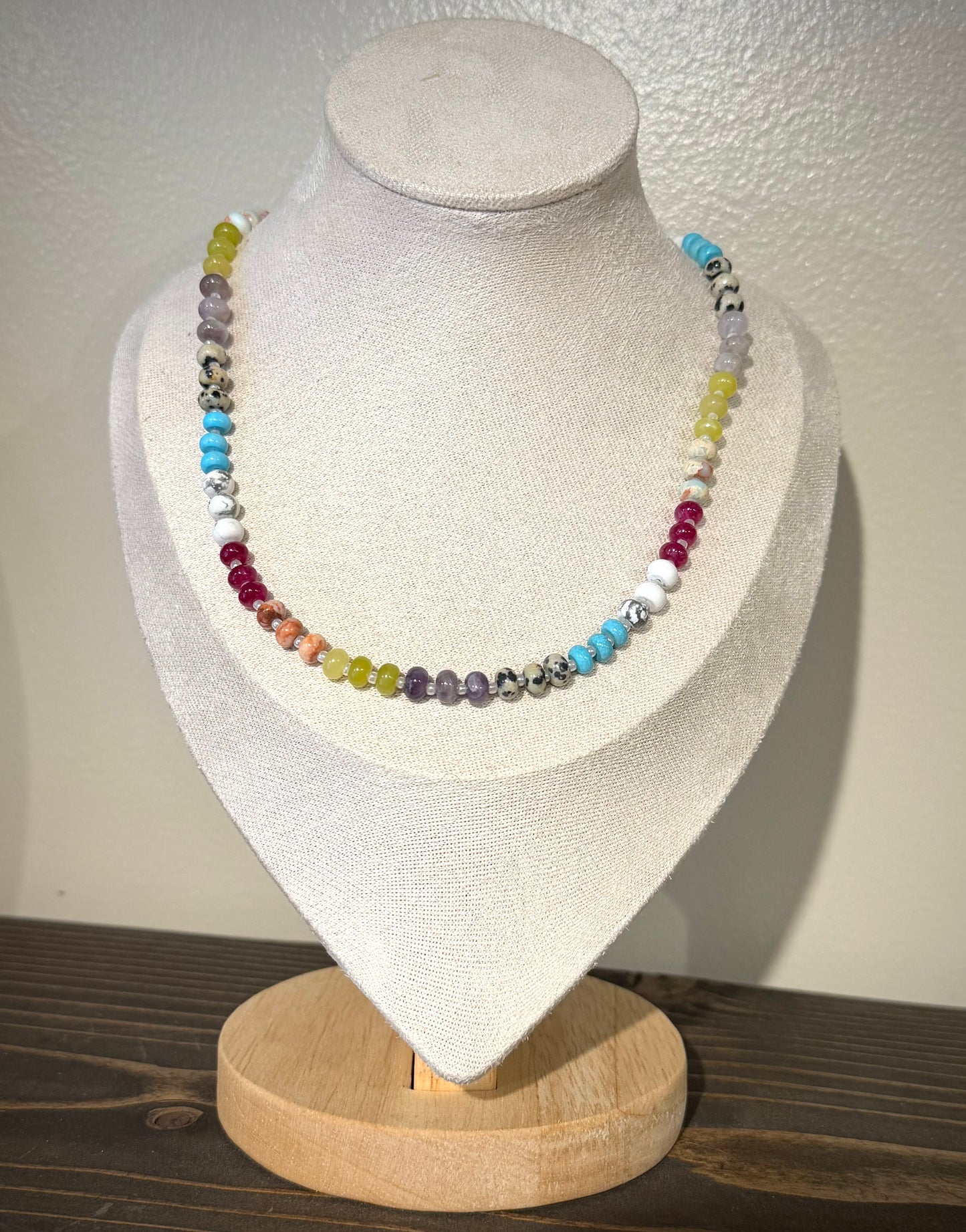 Coastal Confetti / Beaded Necklace