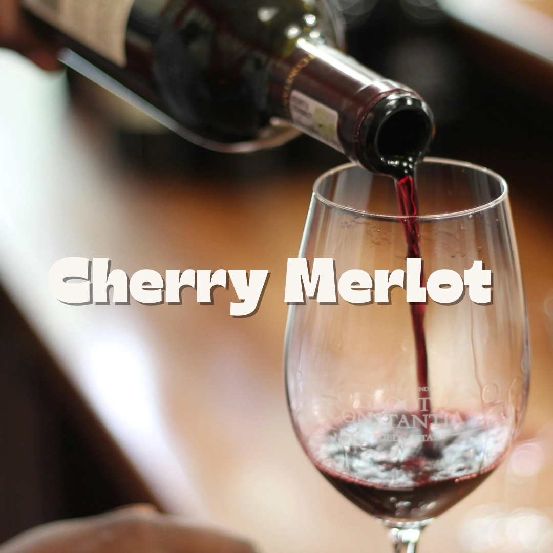 Hobnail Glass Candle / Cherry Merlot