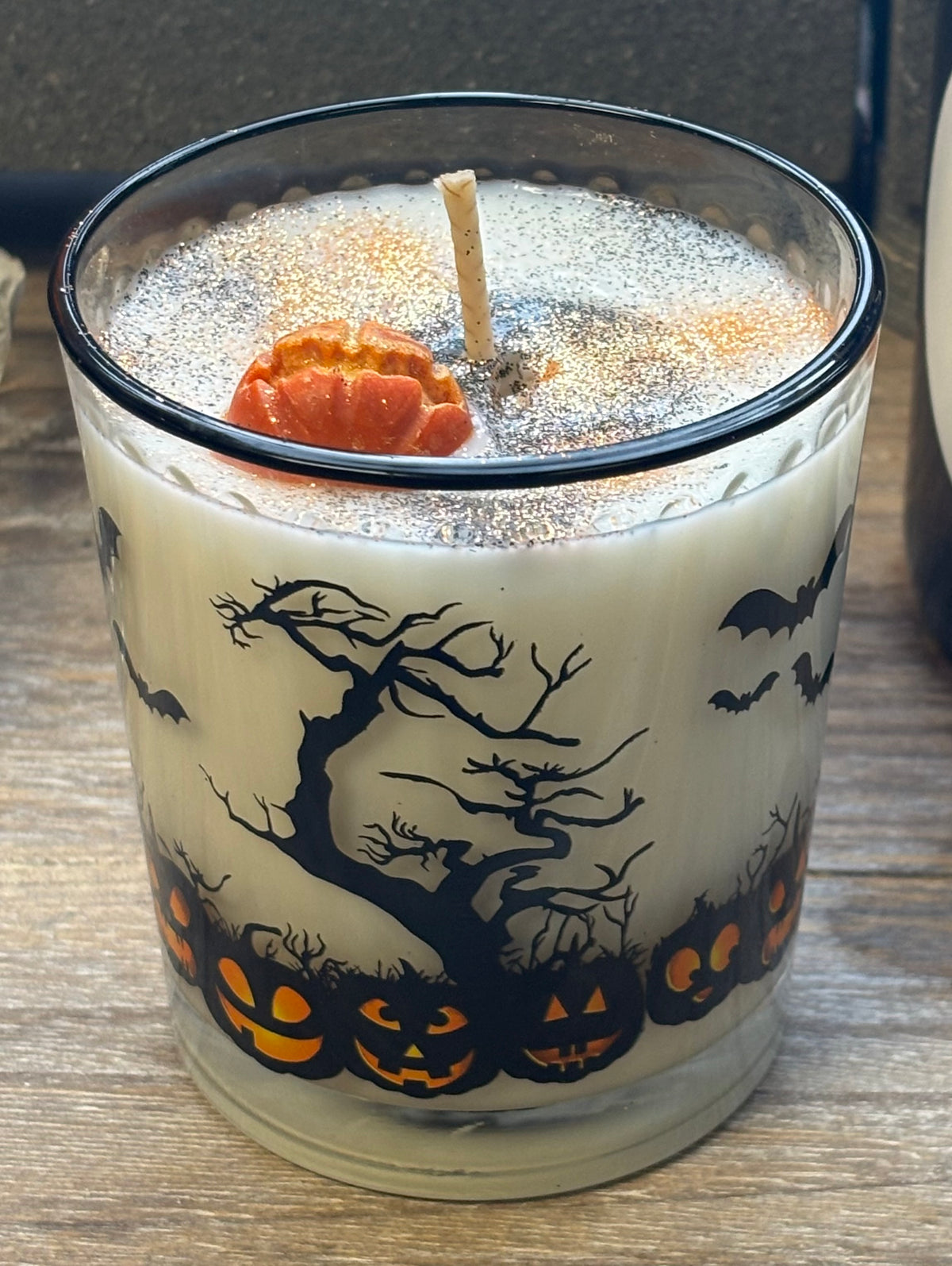 Spooky Pumpkin Candle