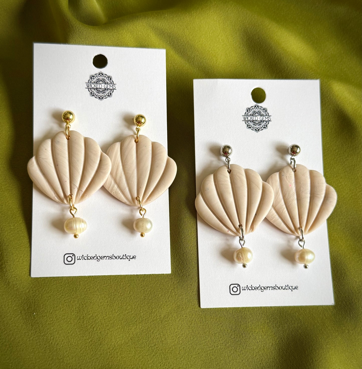 Shell + Freshwater Pearl