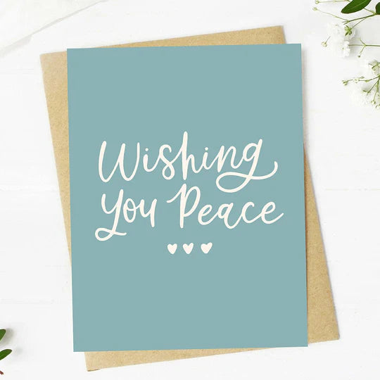 Wishing you Peace / greeting card