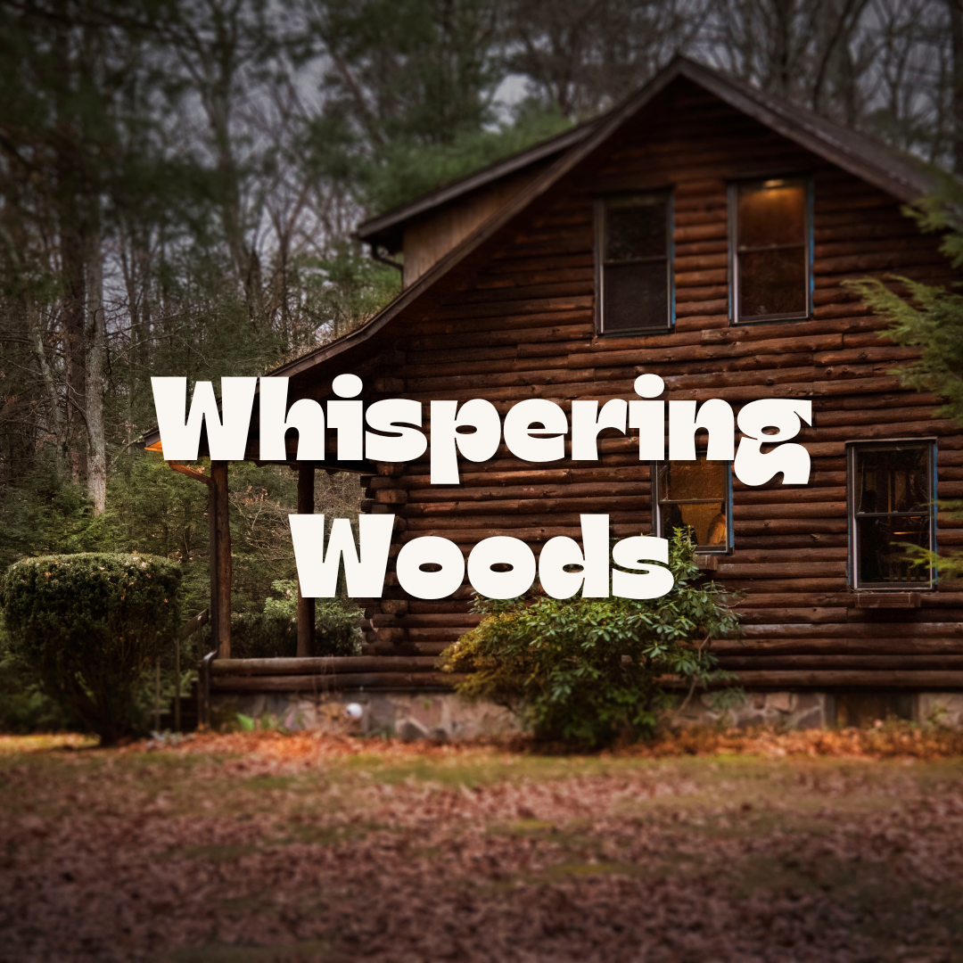 Hobnail Glass Candle / Whispering Woods