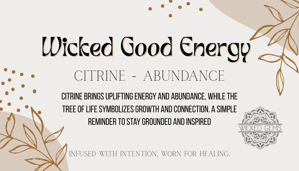Citrine/Abundance Gemstone Bracelet