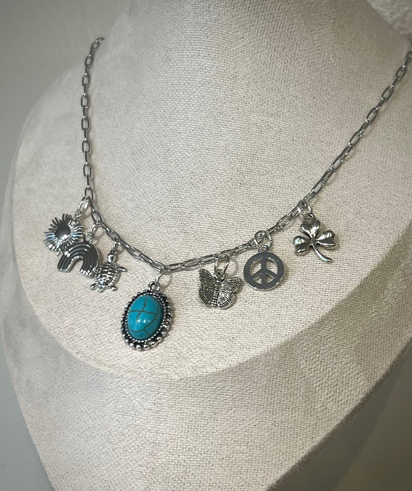 Happy Go Lucky / Charm Necklace