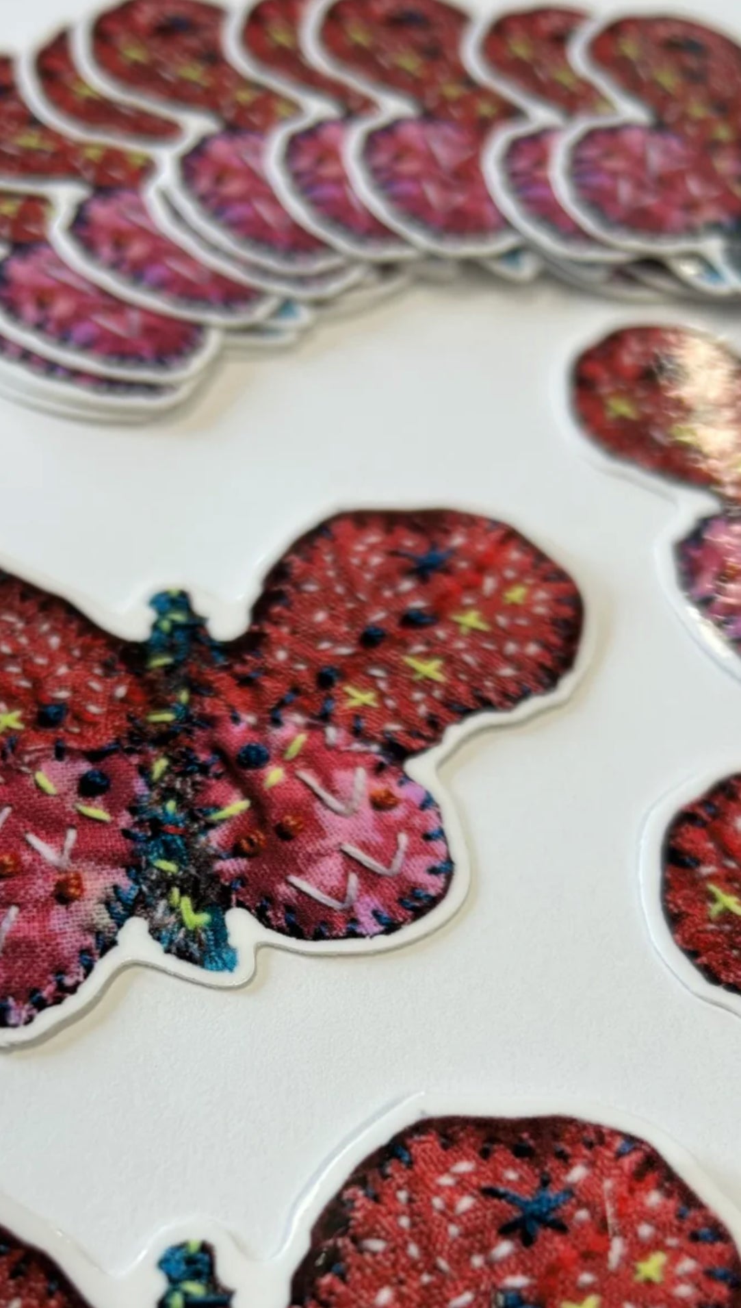 Slow Stitched Butterfly Sticker