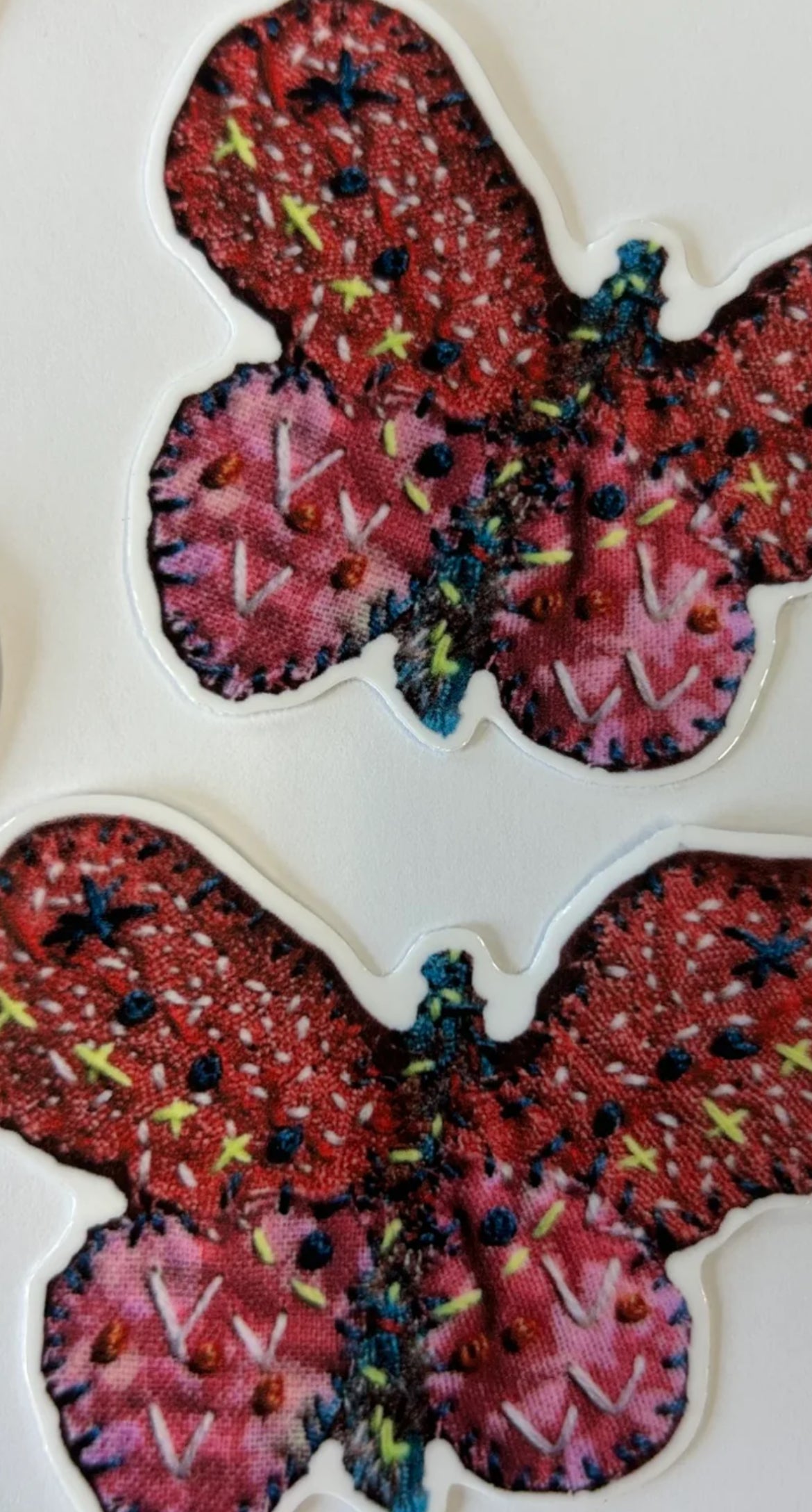 Slow Stitched Butterfly Sticker