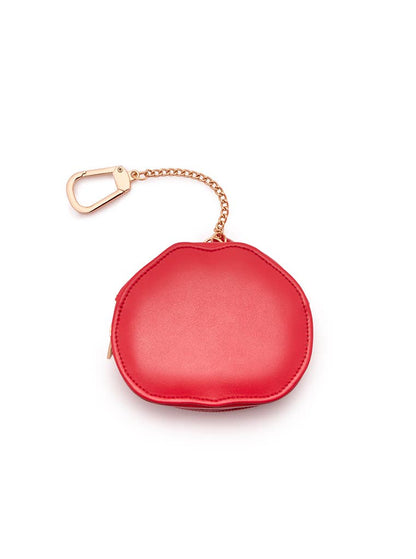 2-in-1 Bag Charm & Reusable Shopper Bag - Ripe Red Tomato