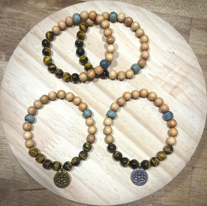 Tigers Eye/Strength Gemstone Bracelet