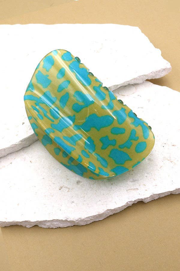 Animal Print Hair Clip