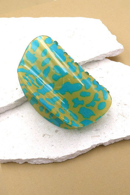 Animal Print Hair Clip