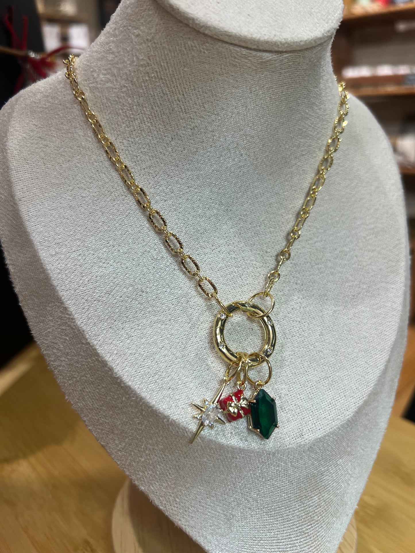 Holiday Carabiner Necklace