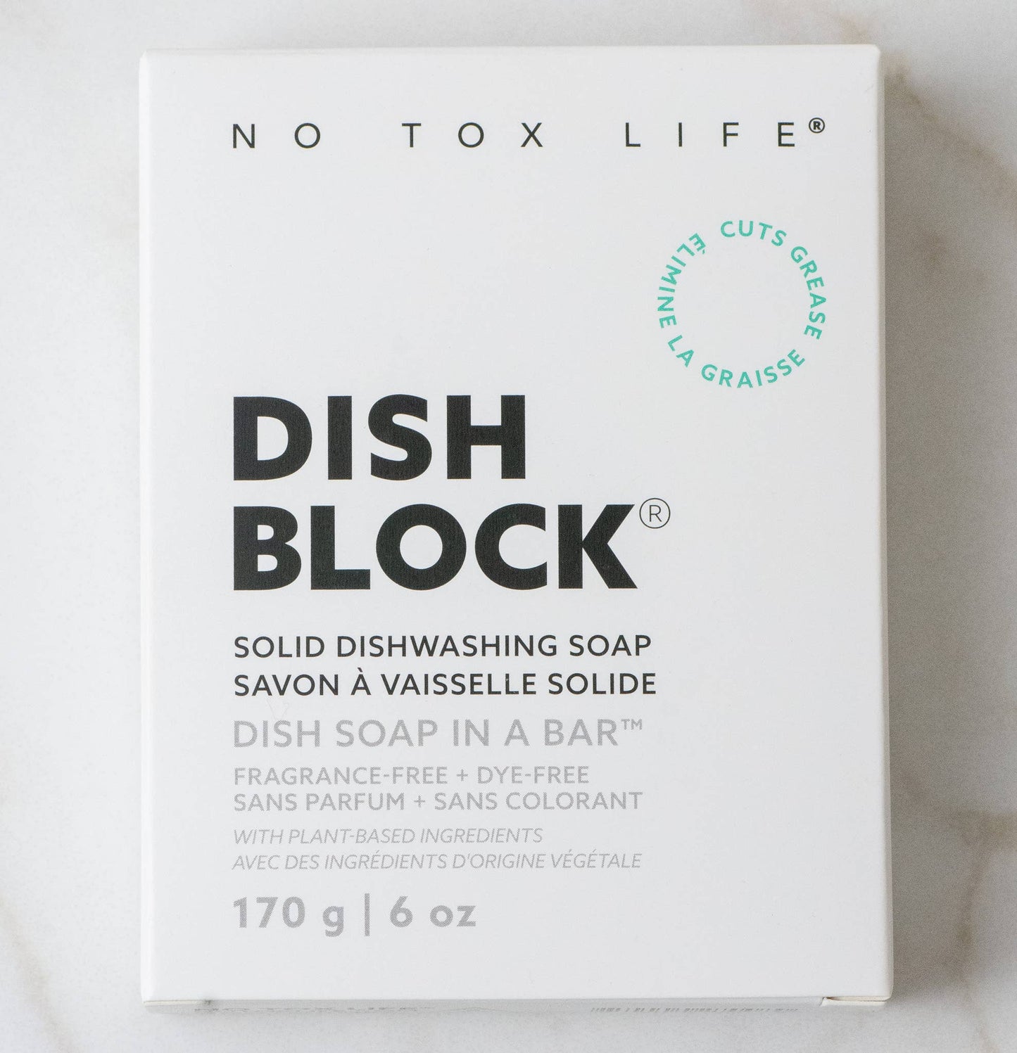 Solid dish soap / unscented