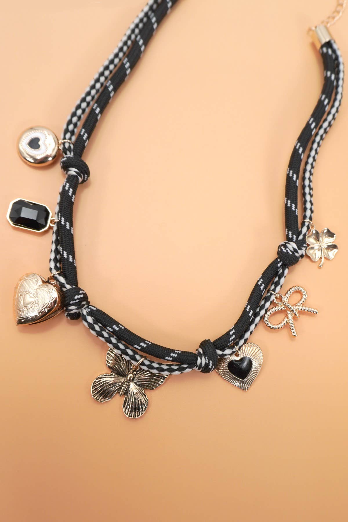 Cord Charm Necklace