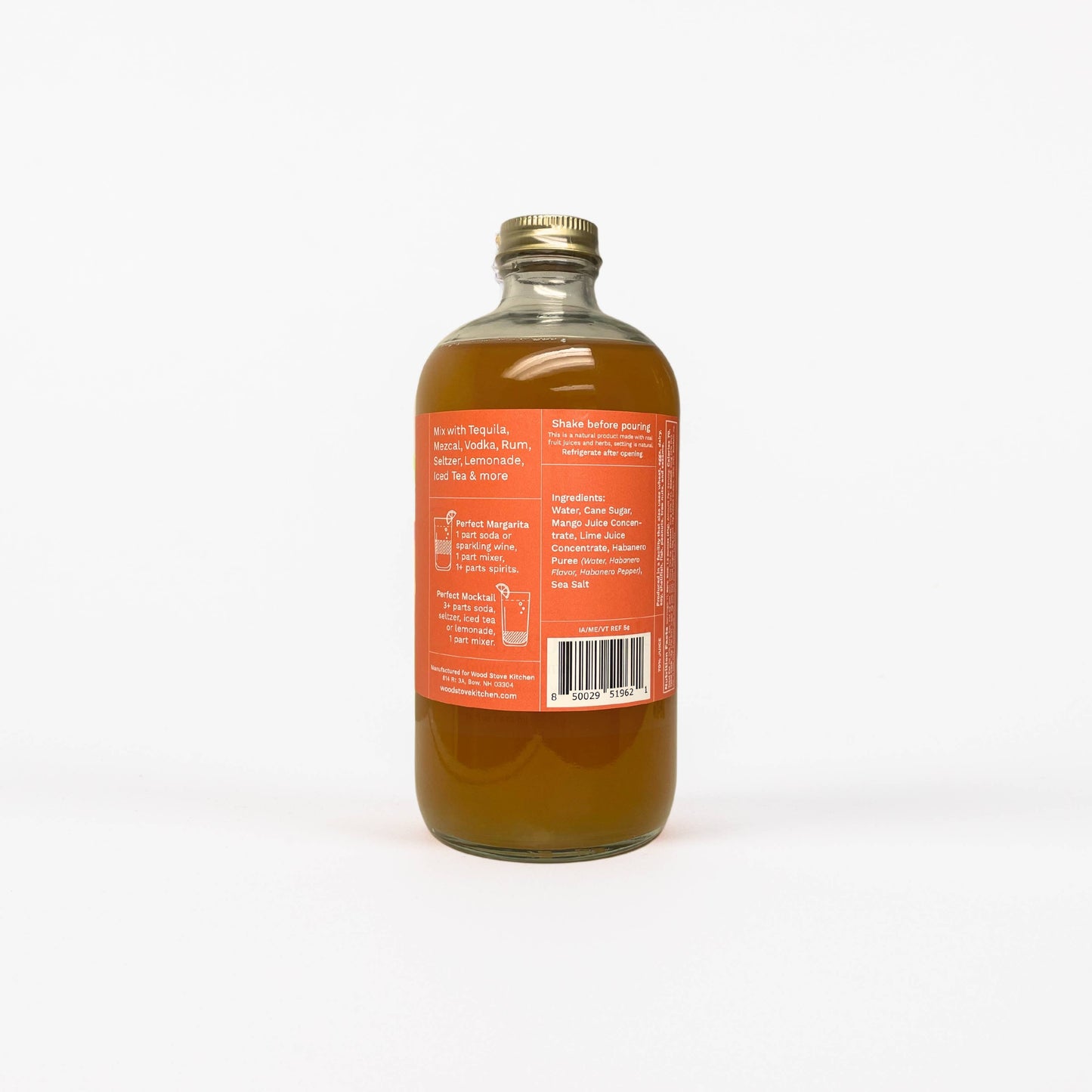 Mango Habanero Margarita Cocktail-Mocktail Mixer, 16 fl oz