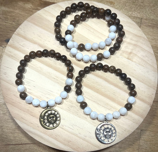 Moonstone/Intuition Gemstone Bracelet