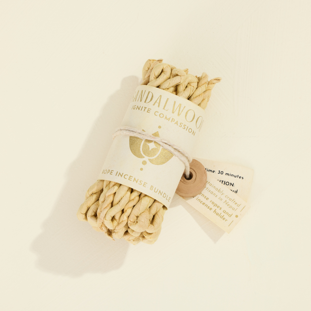 Sandalwood Rope Incense Bundle