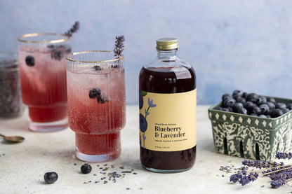 Blueberry and Lavender Cocktail Mixer and Mocktail Mixer