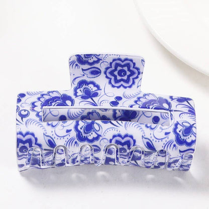 Vintage Porcelain Hair Clip