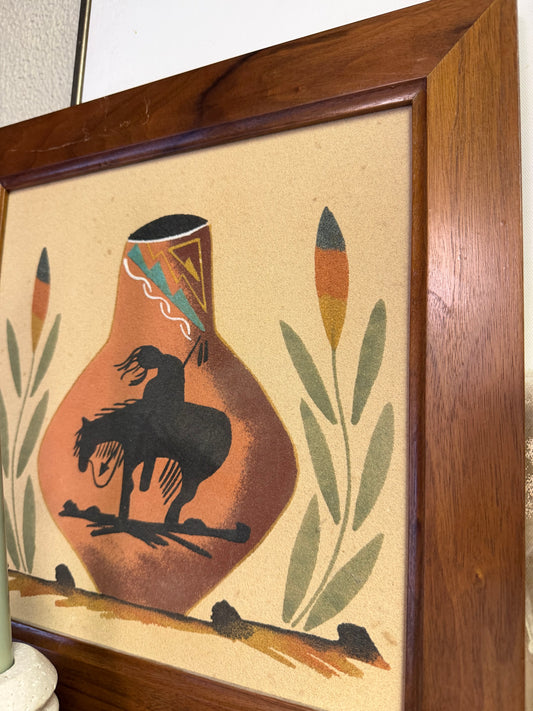 Antique Navajo Sand Art