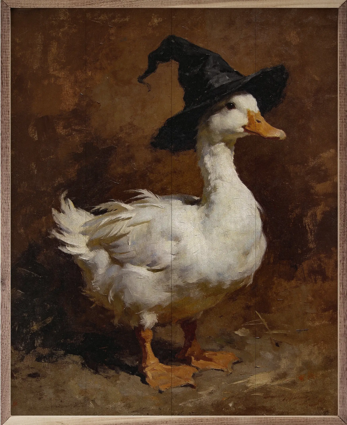 Witch hat duck print