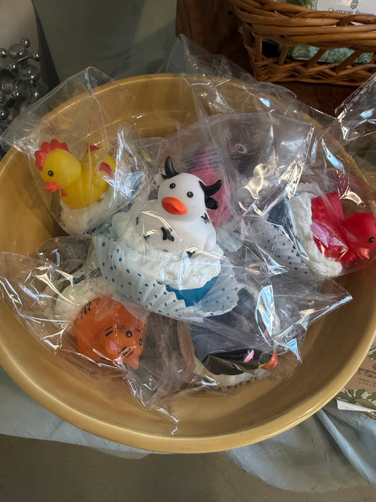 Scrubber Ducky Soap (Various  Duckies)