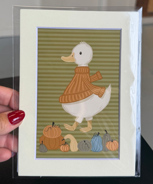 Sweater Duck / Art Print