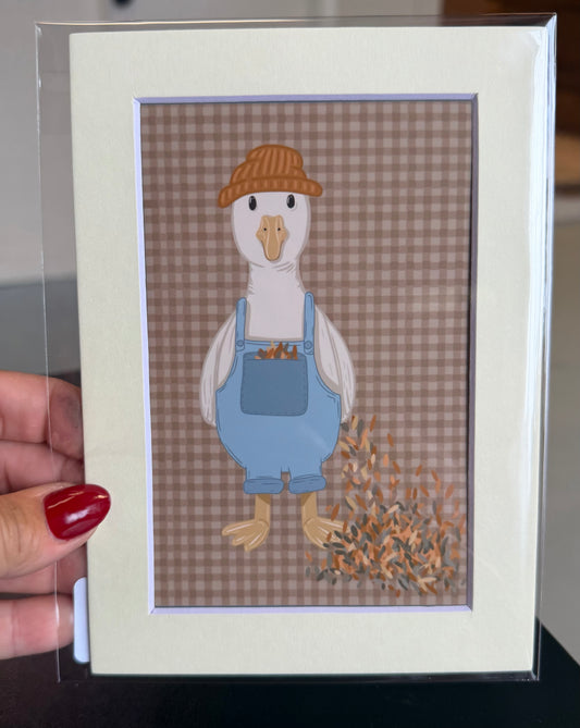 Leaf Duck / Art Print
