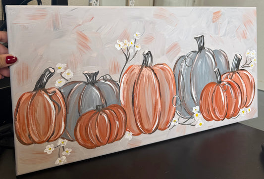 Autumn Bloom / Canvas Painting