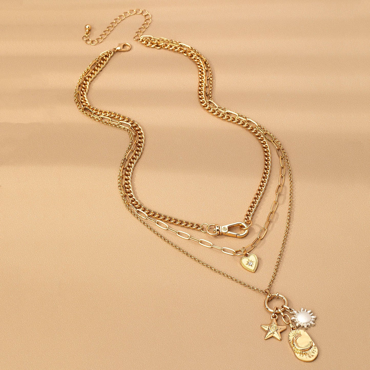 Layered Celestial Necklace