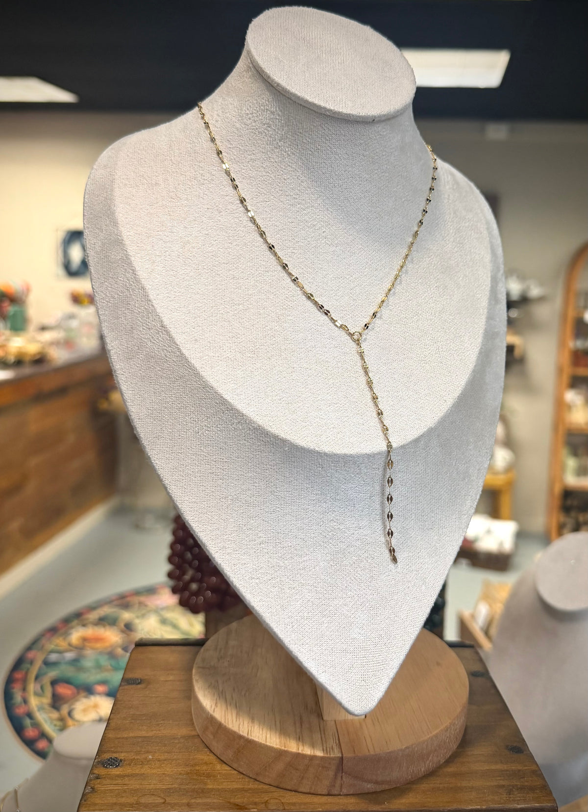Dainty Lariat Necklace