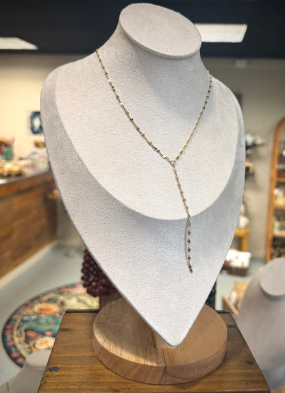 Dainty Lariat Necklace