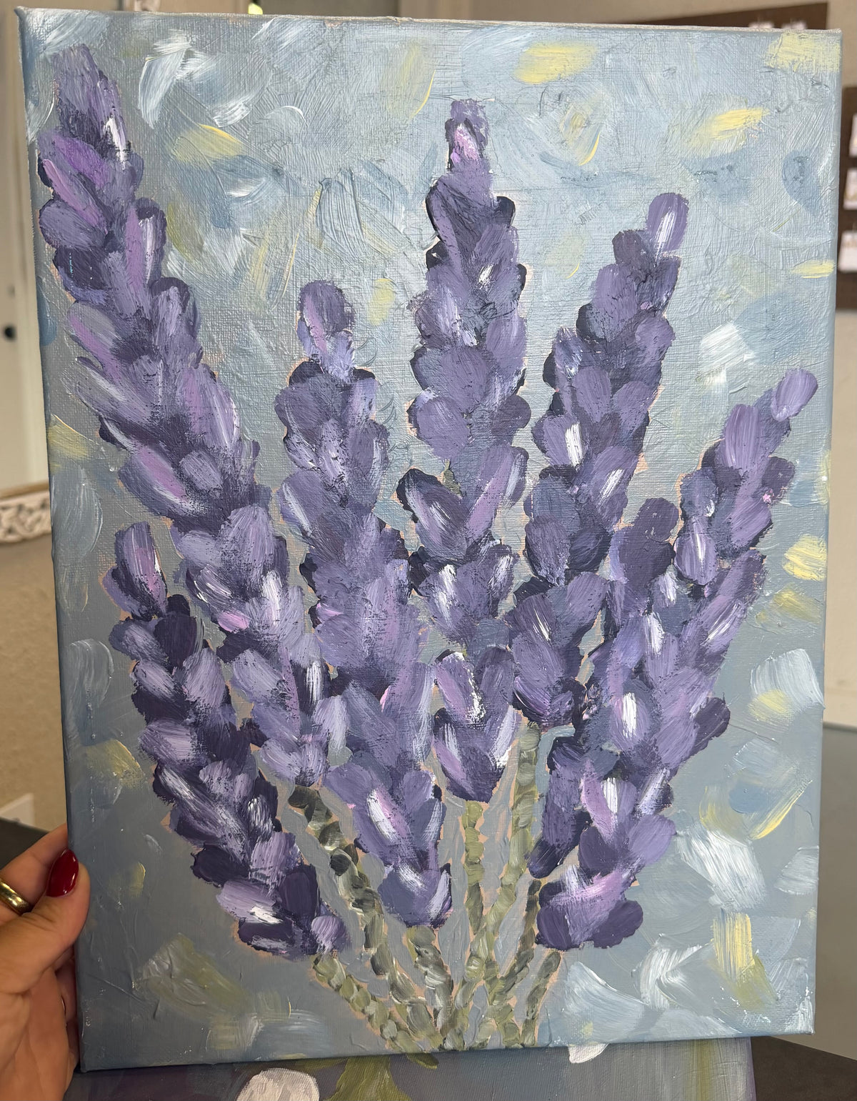 The Lavender Blues / Canvas Painting