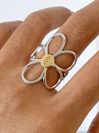 Flower Adjustable Ring