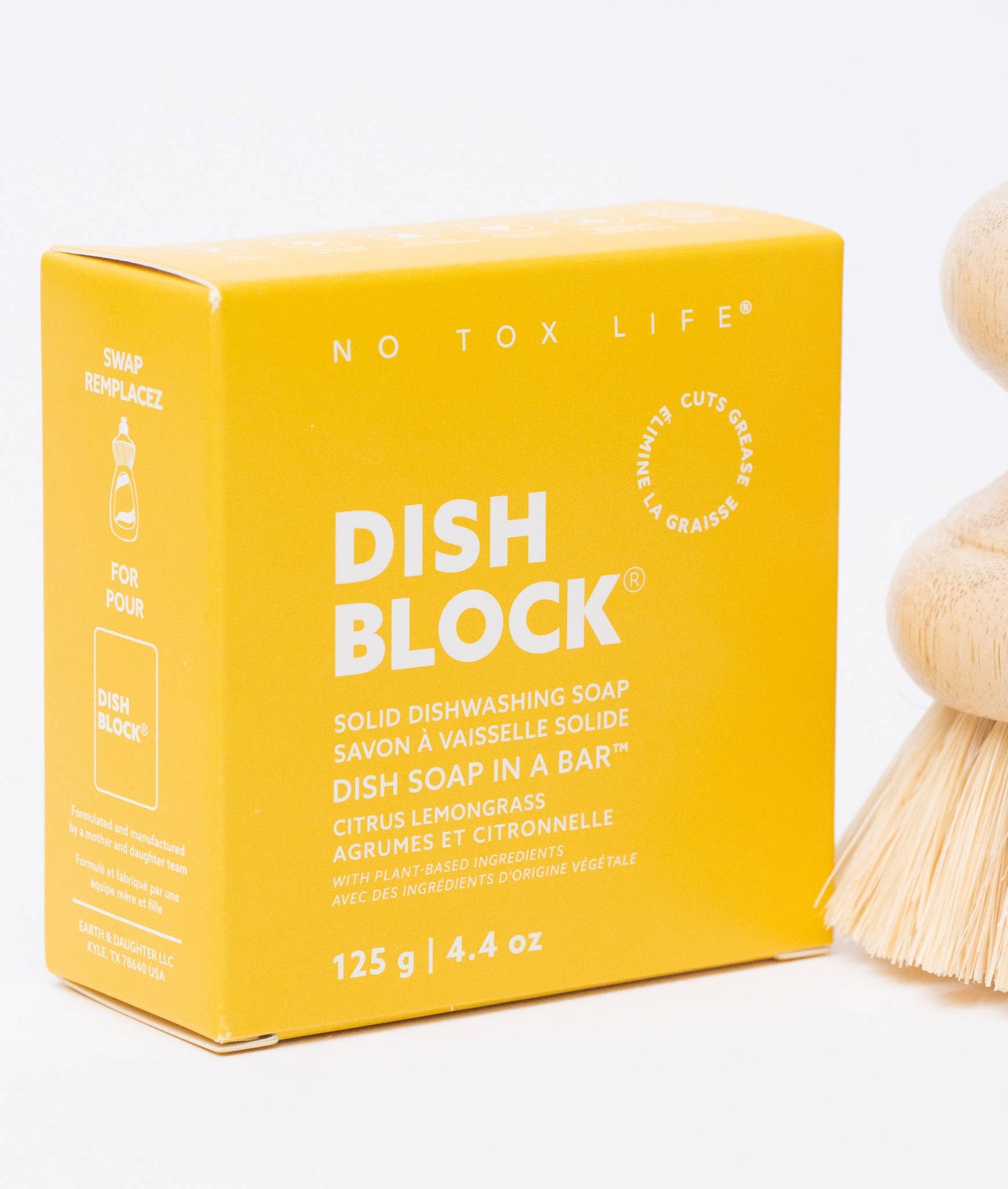 Solid dish soap bar / Citrus Lemongrass