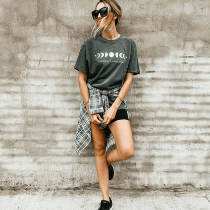 Moon Phase Tee / Pepper