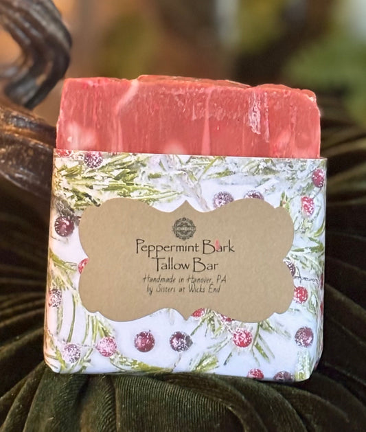 Peppermint Bark Tallow Soap
