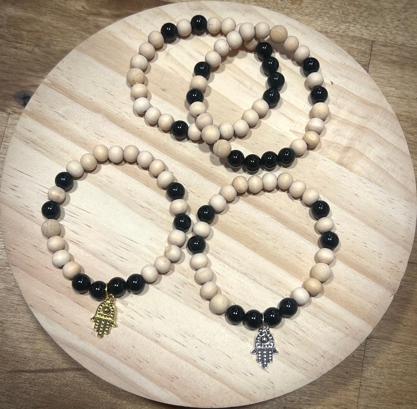 Black Onyx/Protection Gemstone Bracelet