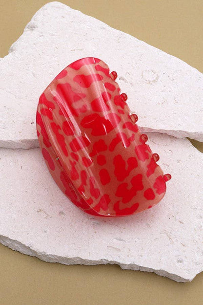 Animal Print Hair Clip