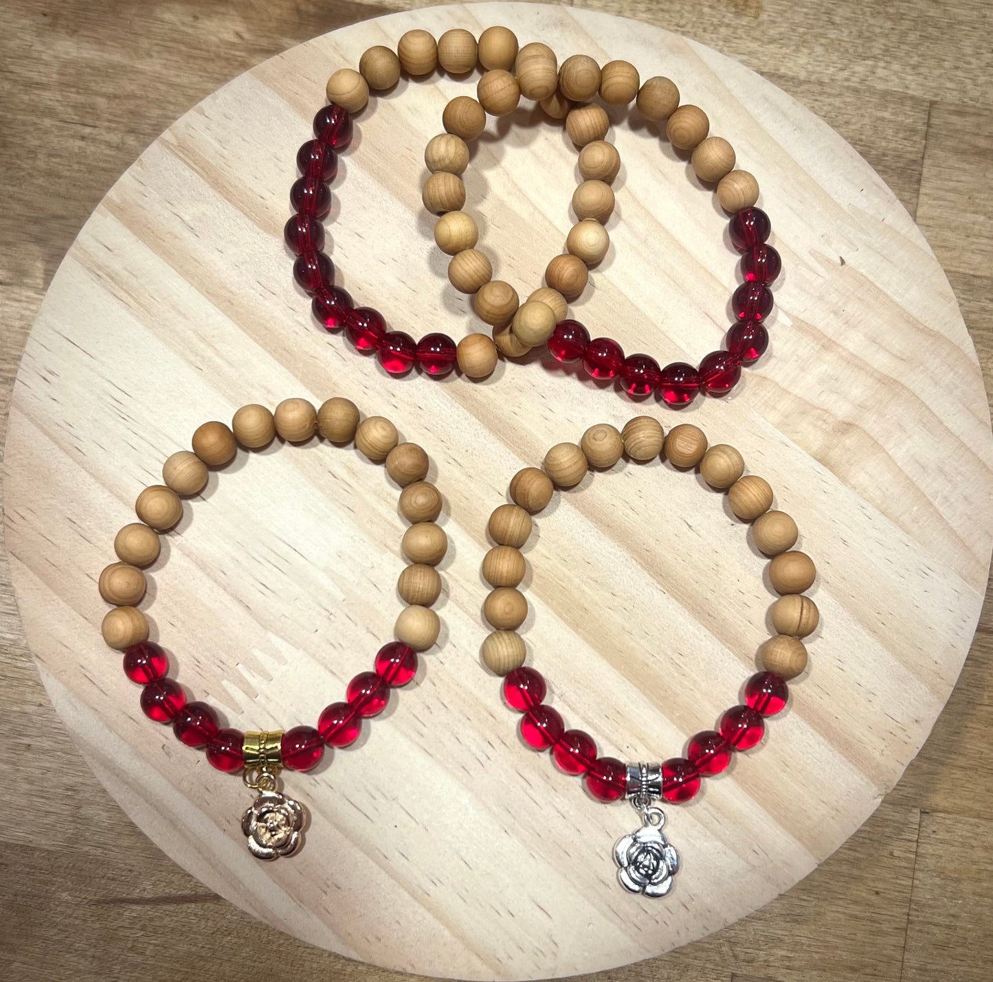 Garnet/Passion Gemstone Bracelet