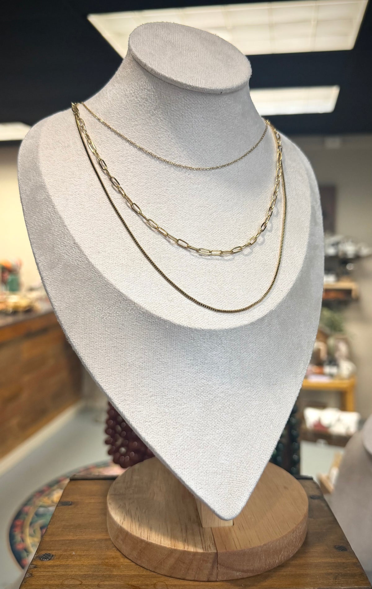 Layered Chain Necklaces