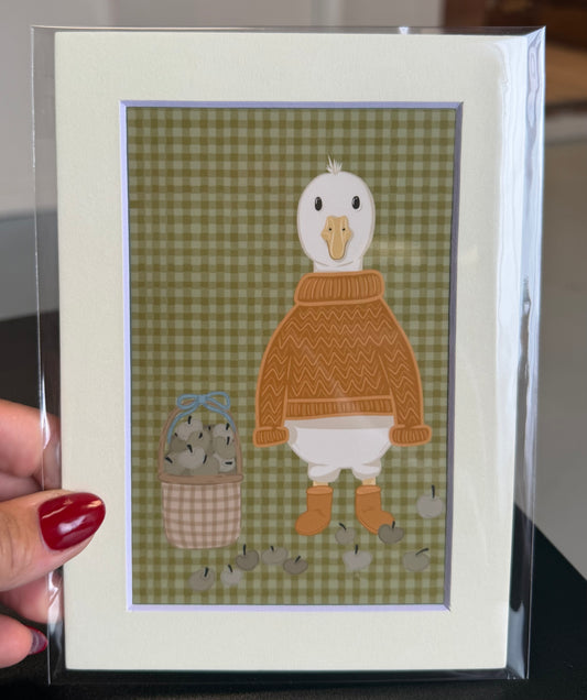 Apple Duck / Art Print