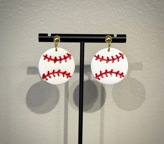 Baseball Earrings