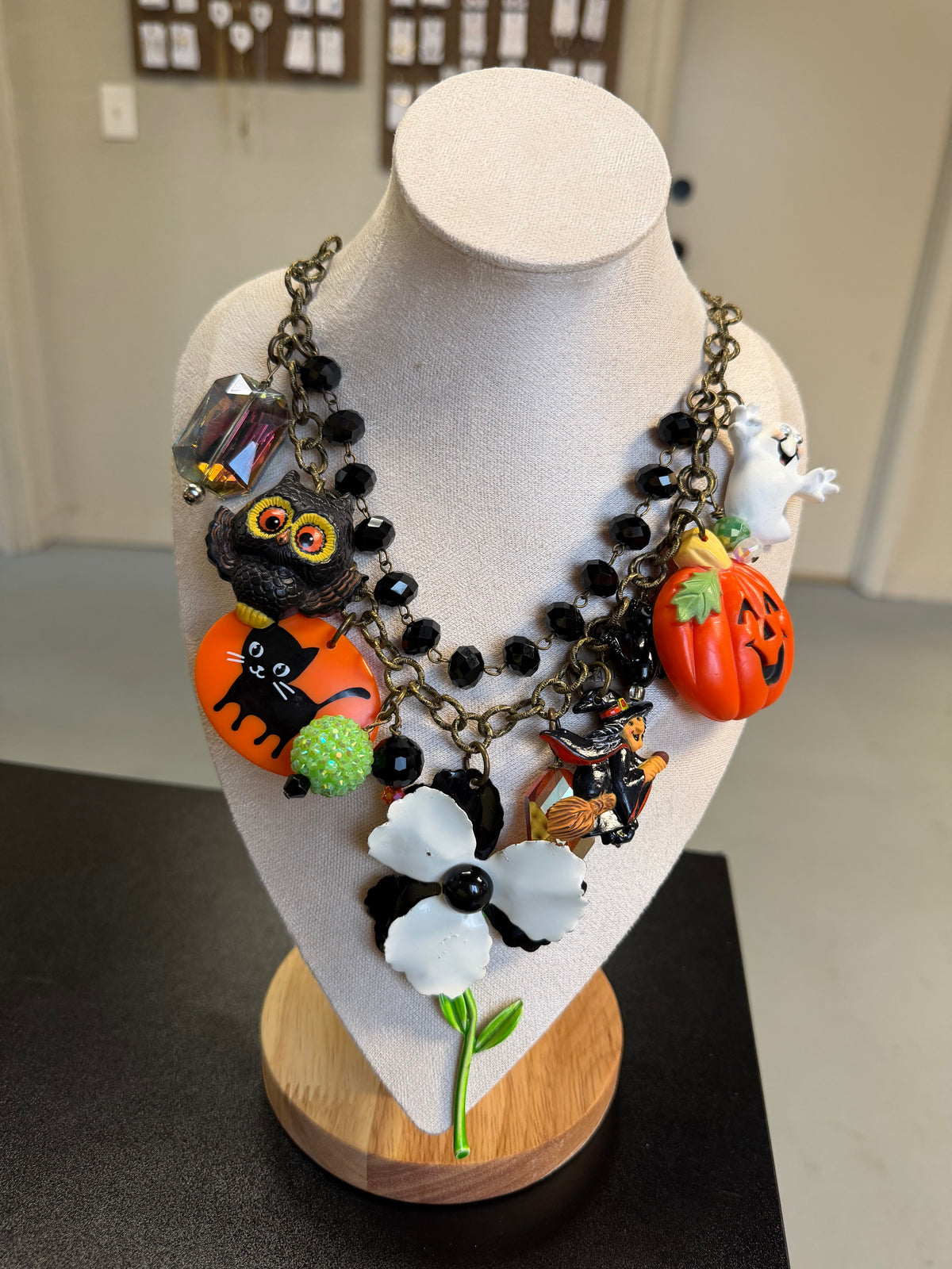 Spooky Magic / Junk Necklace