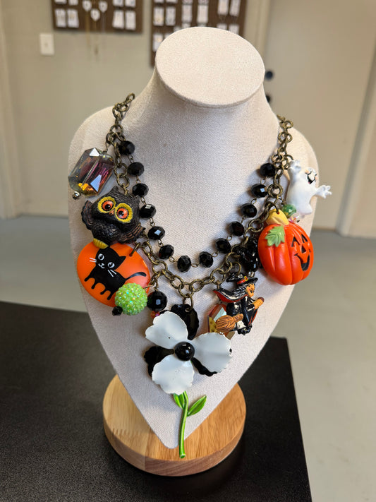 Spooky Magic / Junk Necklace